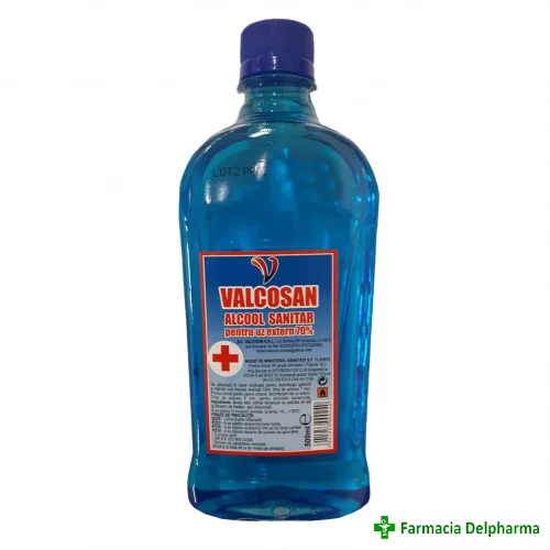 Alcool sanitar 70% x 500 ml, Valcosan